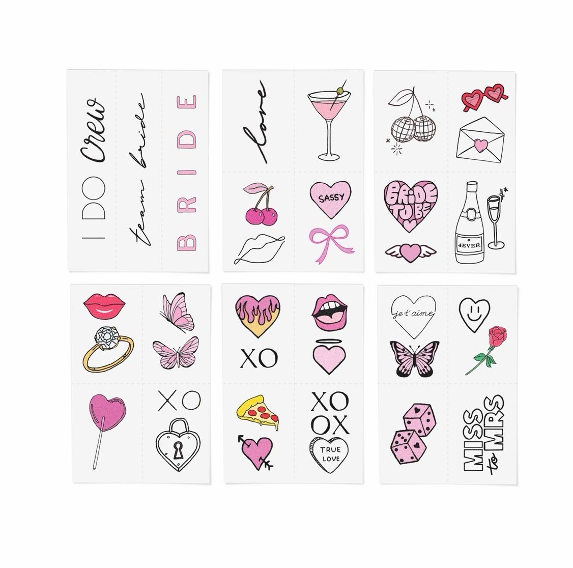Inked by Dani Temporary Tattoos