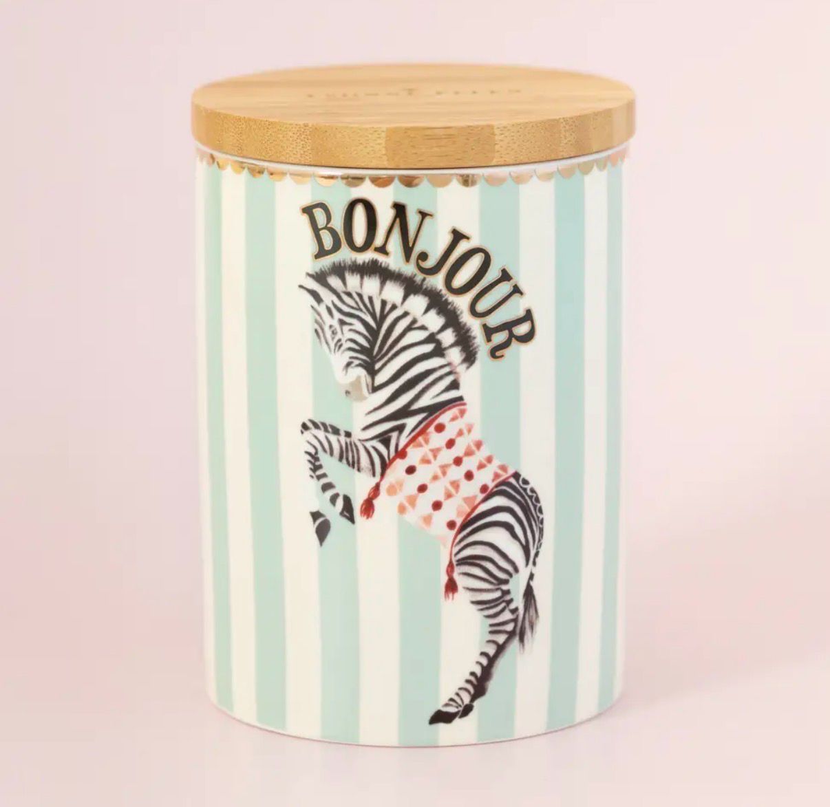 Zebra Storage Jar