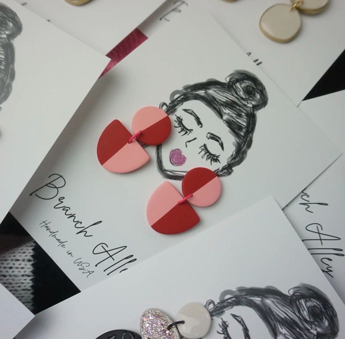 Color Block Earrings