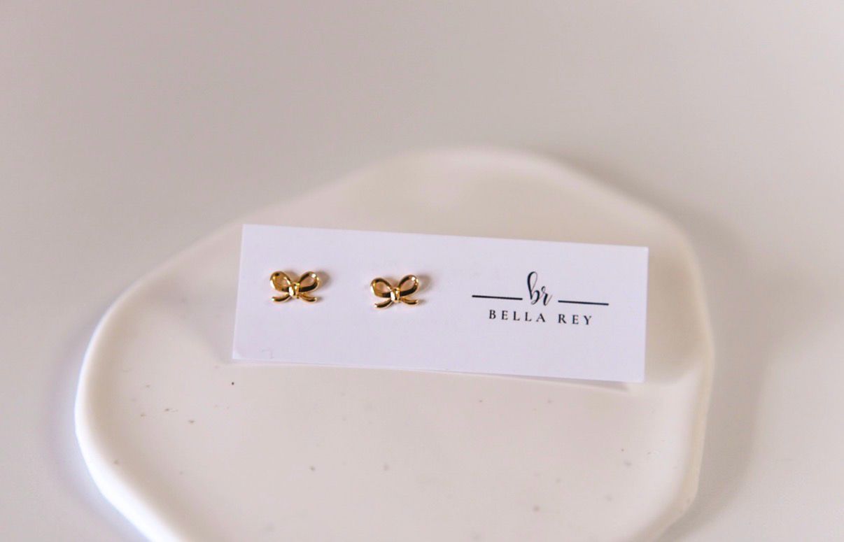 Lela Bow Studs