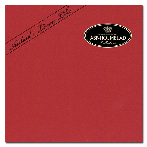 Airlaid napkins Brilliant Red 40 x 40 cm 12 pcs.