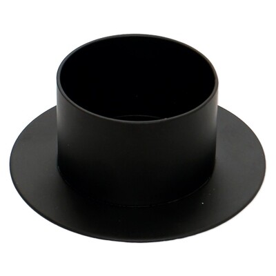 Metal lysestage sort - passer til stearinlys med diameter 5,8 cm