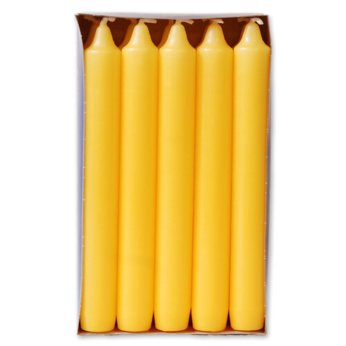 Antik stagelys  2,1 x 17,5 cm Yellow