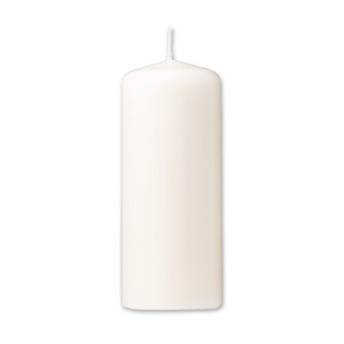 Pillar candle 7,8 x 15 cm - paraffin Creme