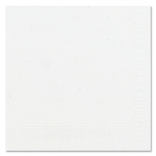 Kaffe servietter 3-Lag  25 x 25 cm 20 stk. White/Hvid