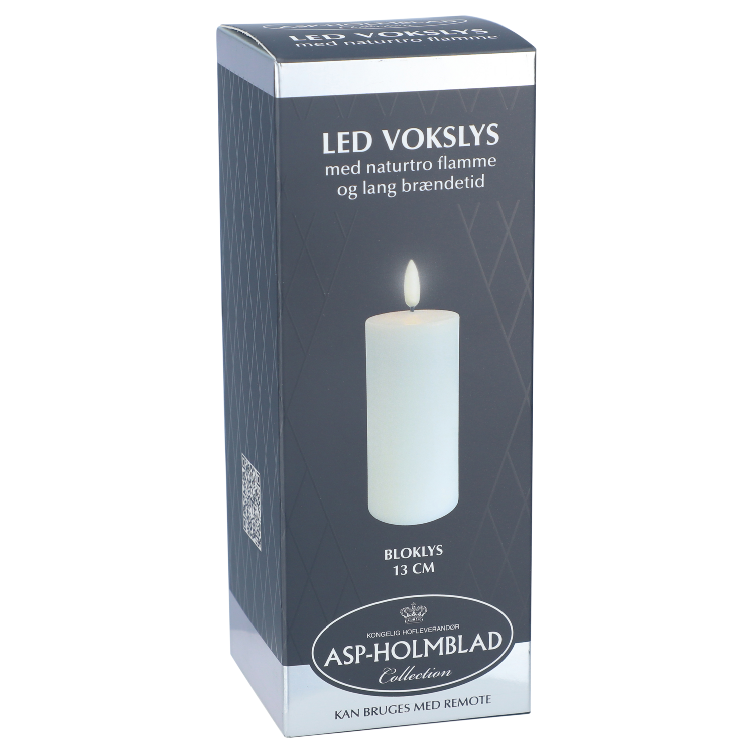 ASP-HOLMBLAD LED Wax Candle 5.8 x 13 cm White in a beautiful gift box