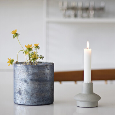 Stearin „Lykt och Lucia“ Taper Candles 6-pack White 100% pure stearin - "Krone 38"