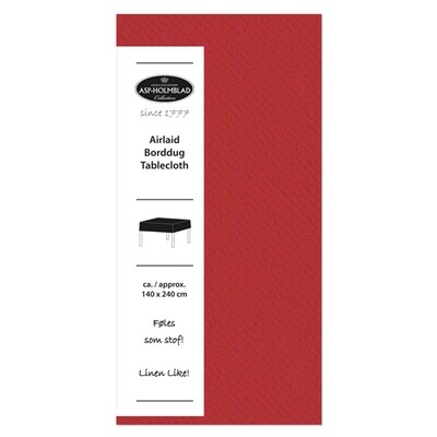 Airlaid folding tablecloth Red 1.4 x 2.4 m
