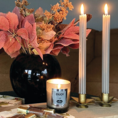 Glass candles