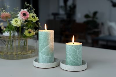 SHEA Pillar candles