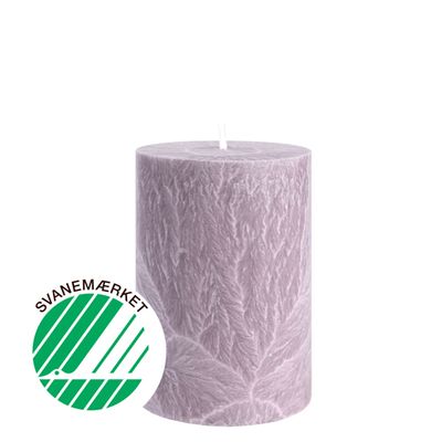 Shea Pillar Candle 6,7 x 10 cm “Lavender” in gift box