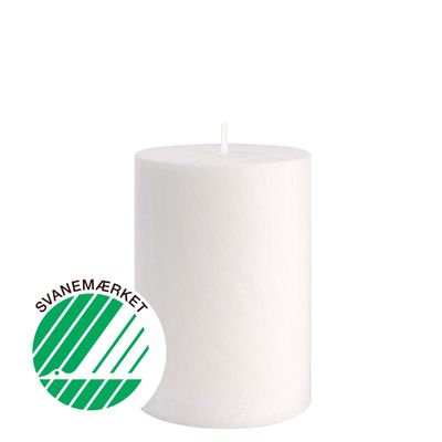 Shea Pillar Candle 6,7 x 10 cm “White” in gift box
