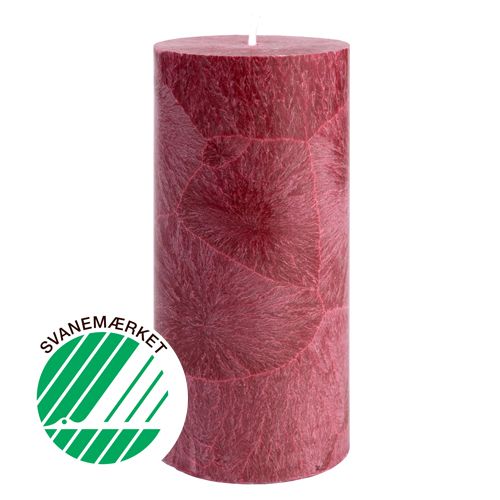 Shea Pillar Candle 6.7 x 15 cm “Red” in gift box