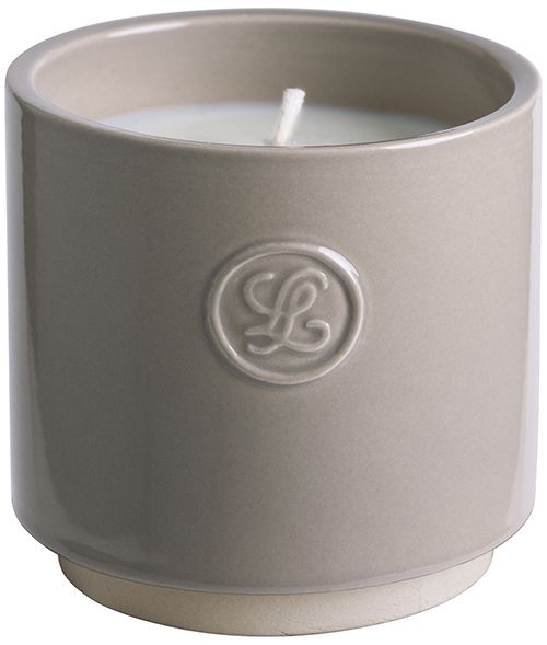 &quot;SVEA&quot; Scented candle in ceramic cup 7.9 x 7.9 cm - Khaki in gift box