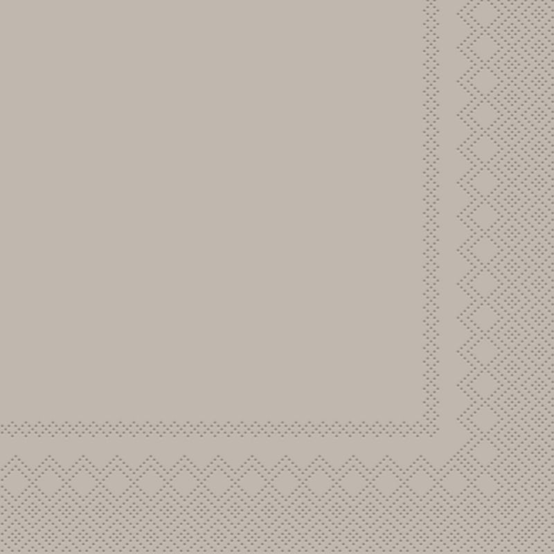 Lunch napkins 3-Layer 33 x 33 cm 20 pcs. Khaki