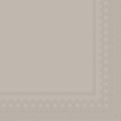 Lunch napkins 3-Layer 33 x 33 cm 20 pcs. Khaki