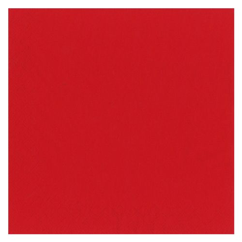Dinner napkins 3-Layer 40 x 40 cm 20 pcs. Brilliant Red