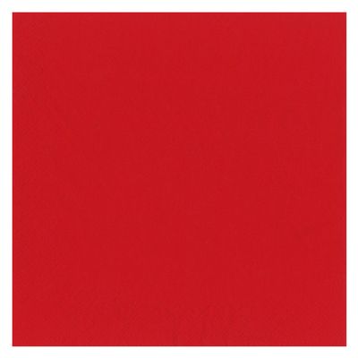 Dinner napkins 3-Layer 40 x 40 cm 20 pcs. Brilliant Red