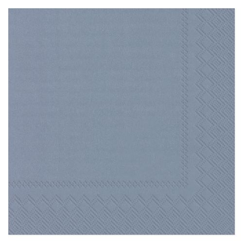 Dinner napkins 3-Layer 40 x 40 cm 20 pcs. Dusty Blue