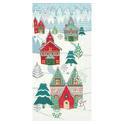 Kitchen napkins “Small Stripes&quot; 33 x 42 cm 3-ply 16 pcs.