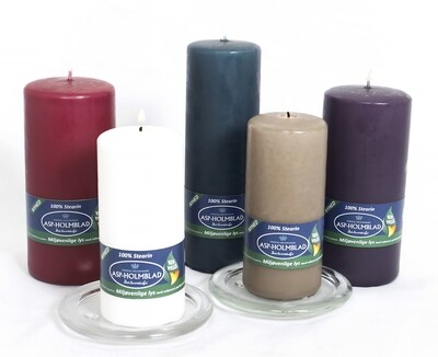 Low emission Pillar Candles