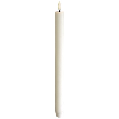 ASP-HOLMBLAD LED Wax Crown Candle 2.3 x 28 cm 2-pack White in a beautiful gift box