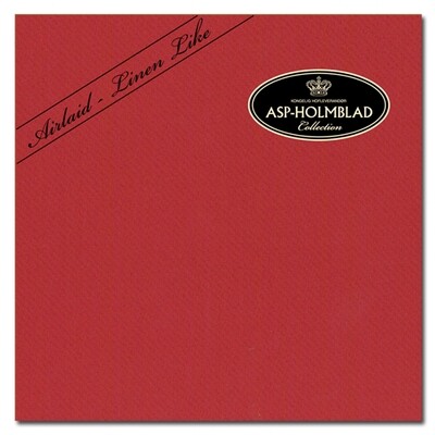 Airlaid napkins Brilliant Red 40 x 40 cm 12 pcs.