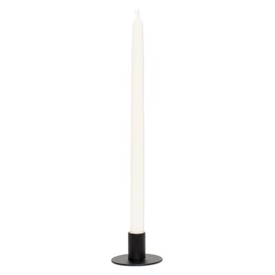 Metal candle holder black - fits candles with a diameter of 1.3 cm