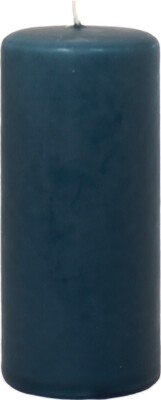 Low Emission Pillar Candle 5.8 x 13 cm Ocean Blue - 100% Stearin