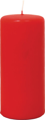 Low Emission Pillar Candle 5.8 x 13 cm Red - 100% Stearin