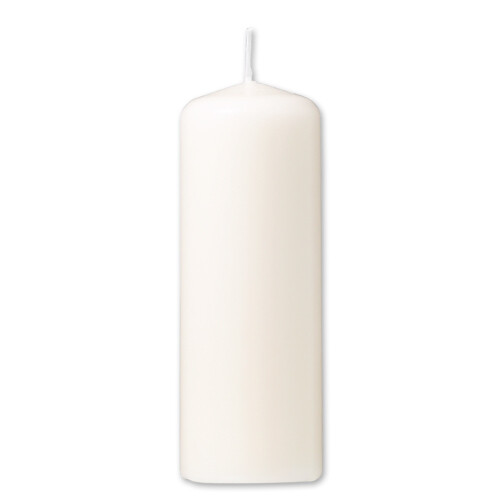 Pillar candle 7,8 x 25 cm - paraffin Creme