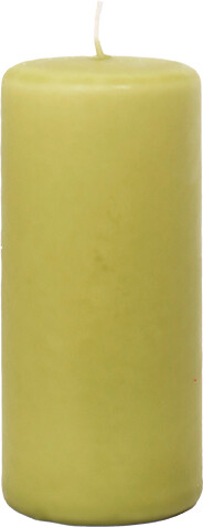 Low Emission Pillar Candle 5.8 x 13 cm Dusty Green - 100% Stearin