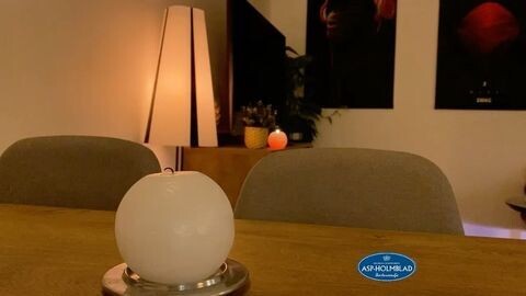 LED-Diode Rustic ball candle Ø10 cm paraffin