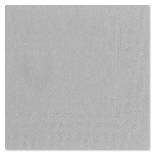 Lunch napkins 3-Layer 33 x 33 cm 20 pcs. Grey
