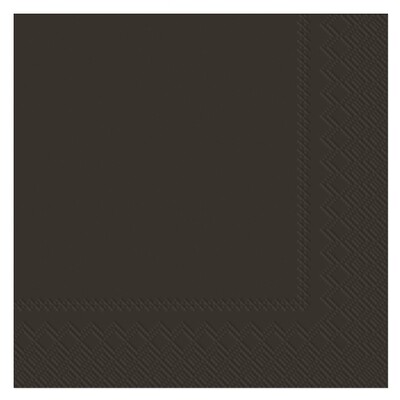 Dinner napkins 3-Layer 40 x 40 cm 20 pcs. Black