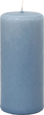 Low Emission Pillar Candle 5.8 x 13 cm Dusty Blue - 100% Stearin