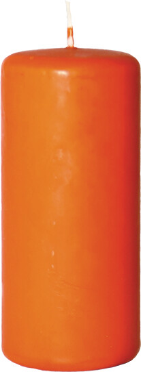 Low Emission Pillar Candle 5.8 x 13 cm Cheddar - 100% Stearin