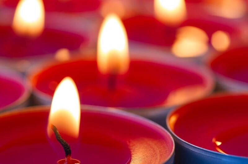 Tealights paraffin 6 hours 30 pcs. - Red