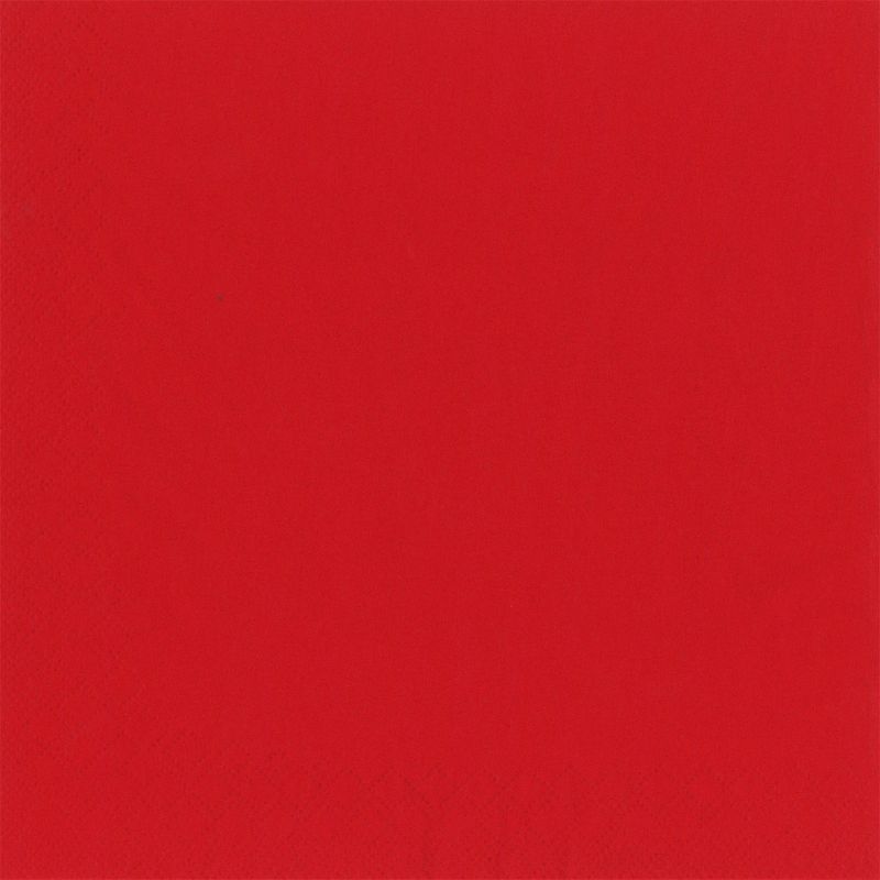 Lunch napkins 3-Layer 33 x 33 cm 20 pcs. Brilliant Red