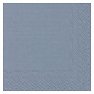 Dinner napkins 3-Layer 40 x 40 cm 20 pcs. Dusty Blue