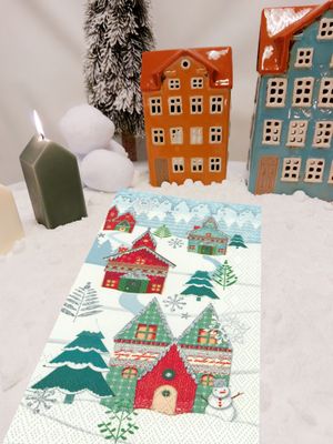 Kitchen napkins “Small Stripes" 33 x 42 cm 3-ply 16 pcs.