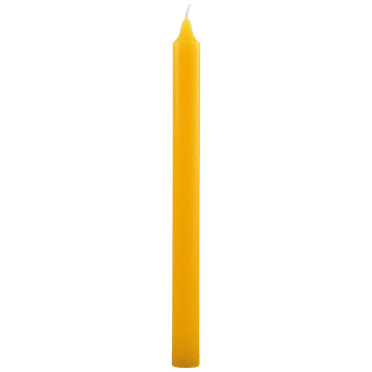 Bulk Purchase Taper Candles 2.2 x 29 cm Yellow 1 Carton/24 pcs.