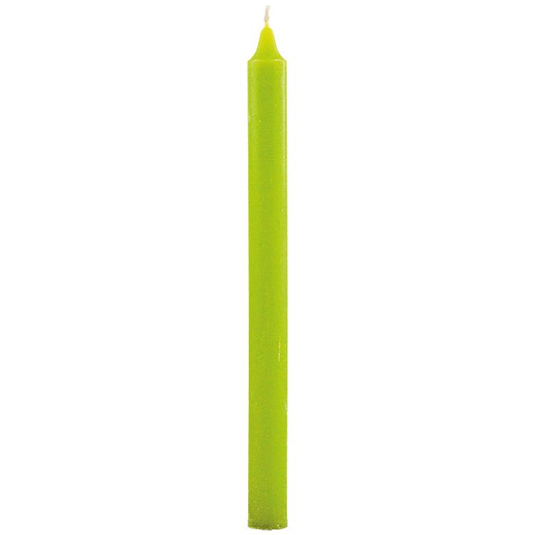 Bulk Purchase Taper Candles 2.2 x 29 cm Kiwi 1 Carton/24 pcs.