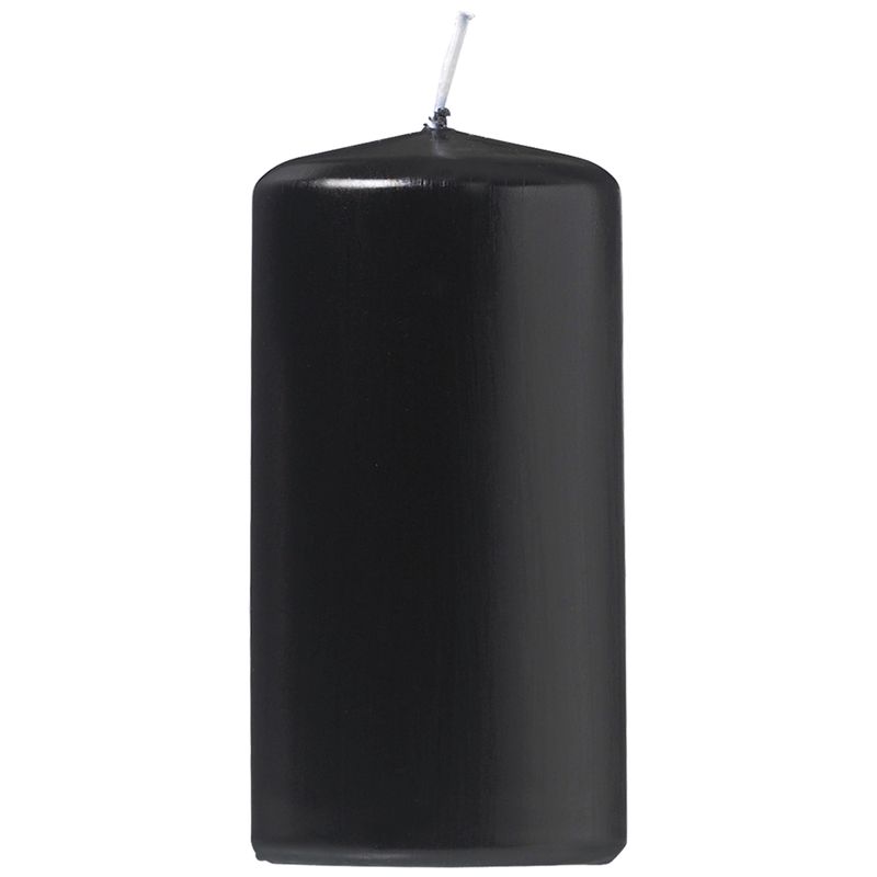 Pillar candle 5,8 x 12 cm  - “Black"