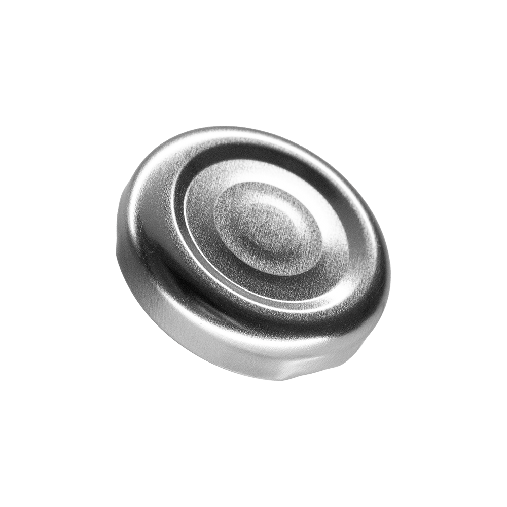 Twist-Off Deckel 38 RUB - 462 RP25 Silber - 1 Karton (ca. 3.100 Stück)