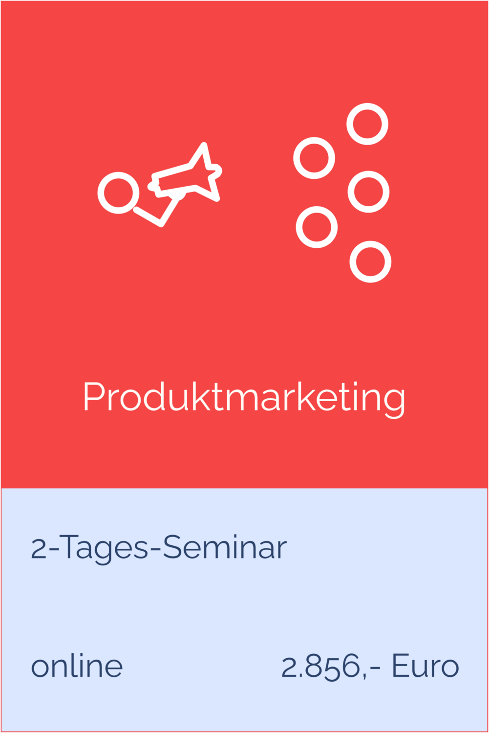 Produktmarketing Online 2-Tages-Seminar