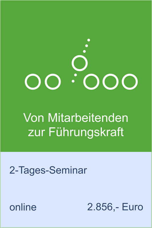 Von Mitarbeitenden zur Führungskraft online 2-Tages-Seminar