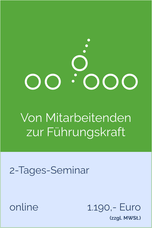 Von Mitarbeitenden zur Führungskraft online 2-Tages-Seminar