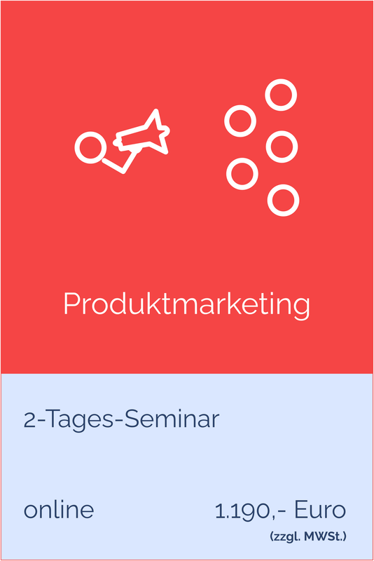 Produktmarketing Online 2-Tages-Seminar