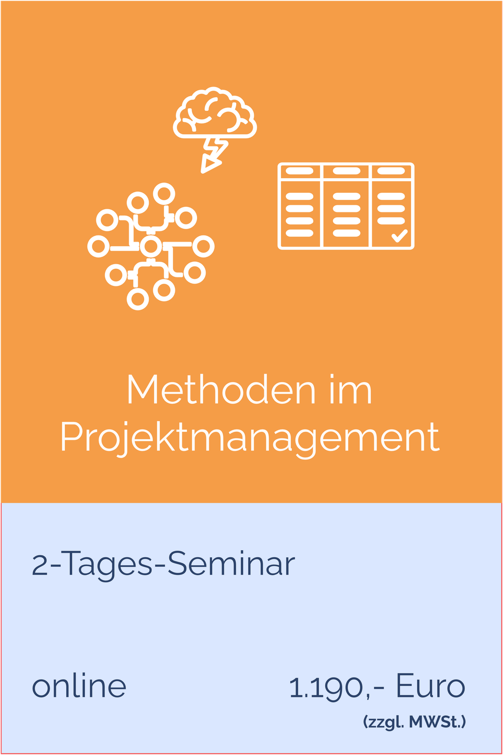 Methoden im Projektmanagement Online 2-Tages-Seminar
